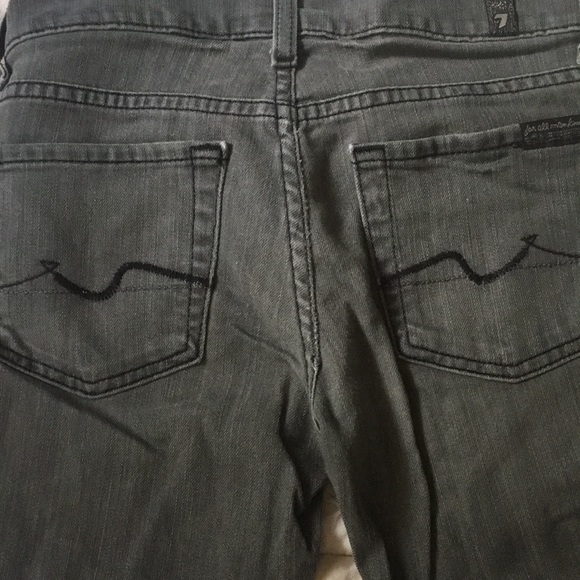 7 for All Mankind gray skinny jeans (size 24) - Picture 8 of 8